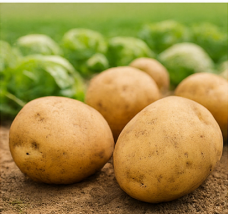 Potatoes from Field